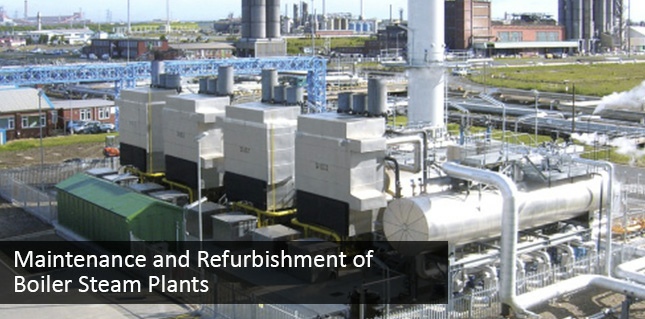 Maintenance and Refurbishment of Boiler Steam Plants